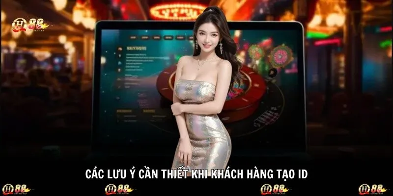 Các lưu ý cần thiết khi khách hàng tạo ID